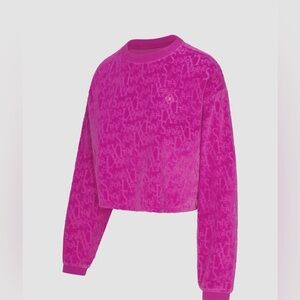 SAVAGE X FENTY SIGNATURE SCRIPT VELOUR Sweatshirt